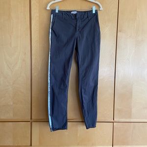 Sundry gray chino with silver detail